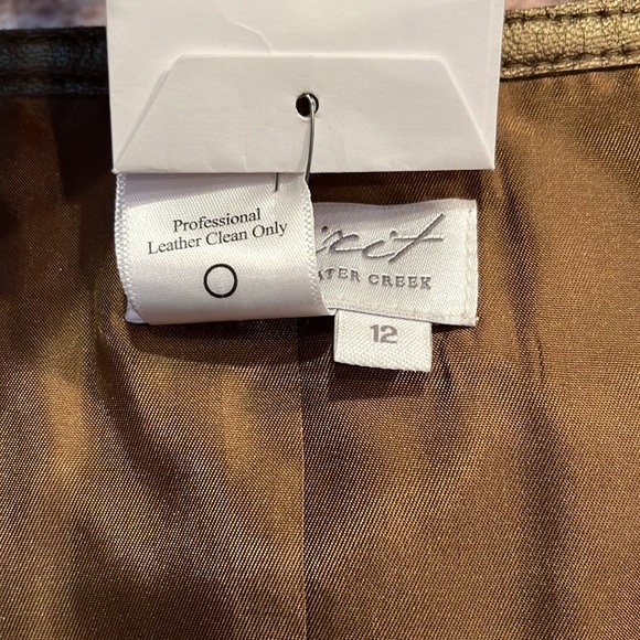 Cold Water Creek Spirit leather vest - Picture 6 of 10